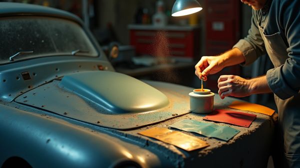 Peinture automobile : comment un carrossier retrouve la teinte exacte d'origine
